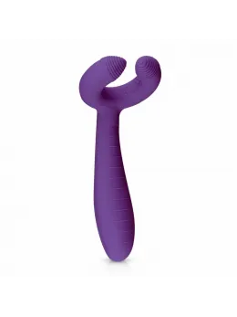 EasyToys Couples Vibrator Purple - Dual Motor Flexible Ring & Shaft