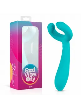 Noam Dual-Ended Rechargeable Intimate Device for Couples, Waterproof, Black