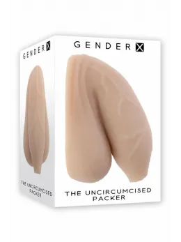 Gender X The Uncircumcised Packer Light Anatomical Model TPE 11.6cm