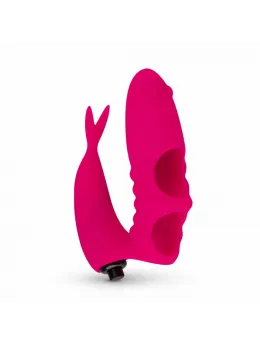 FeelzToys Anna Compact Pink Finger Device Silicone Flexible