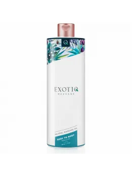 Exotiq Body To Body Oil 500ml - Silky Massage Formula with Dispenser