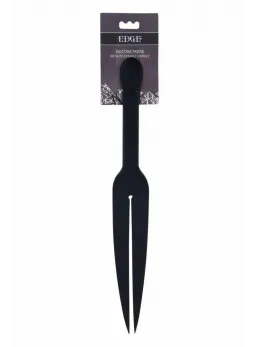 SPORTSHEETS EDGE Silicone Tawse Dual-Tail Impact Tool Black