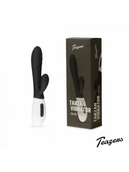 Teazers Rabbit Series Rechargeable Silicone Intimate Device Black
