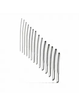Sinner Gear 14-Piece Stainless Steel Intimate Dilator Set, 0.4-1.7 cm
