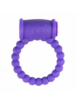 EasyToys Vibrating Intimate Ring Purple - Flexible Silicone Design