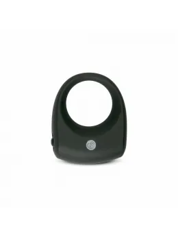 Vivid Silicone Intimate Ring with Removable Bullet Vibrator Black