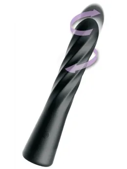 AFE Twist Ecstacy Black Rotating Spiral Intimate Machine 24.1cm