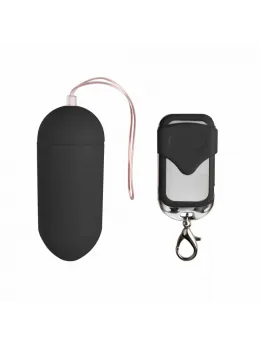 Easytoys Vibration Egg Black - Wireless Remote, 10 Modes, 20m Range