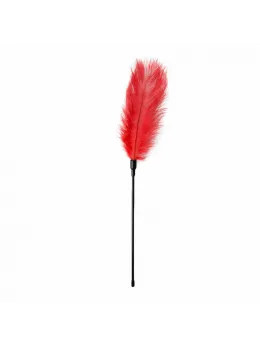 EasyToys Red Feather Sensual Tickler - Elegant Touch Accessory