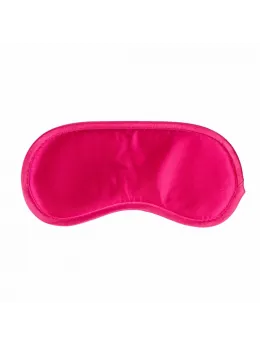 Ouch! Pink Satin Eye Mask - Soft Comfort Adjustable Band