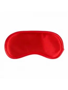 Ouch! Red Satin Eye Mask - Soft Luxury Blindfold Accessory