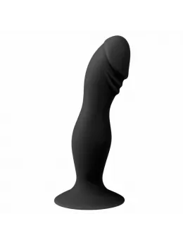 Kiotos Black Silicone Intimate Machine with Suction Base, Medium Size