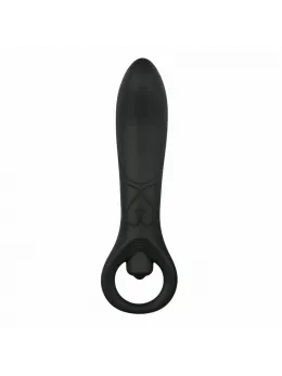 Pretty Love Anal Plug Silicone Black Vibrating Massager 12 cm