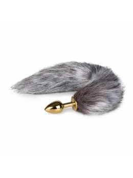Pipedream Fox Tail Aluminum Model - Intimate Stainless Attachment, Silver/Gray