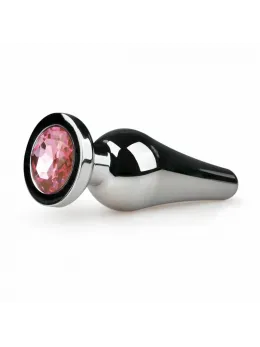 Rimba Aluminium Plug Crystal Clear - Tapered Design, Medium Size