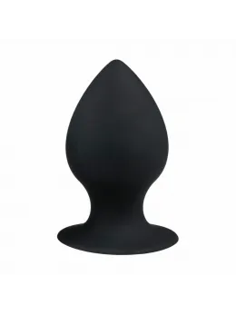 EasyToys Round Plug Black XL - Silicone Intimate Accessory with Suction Base