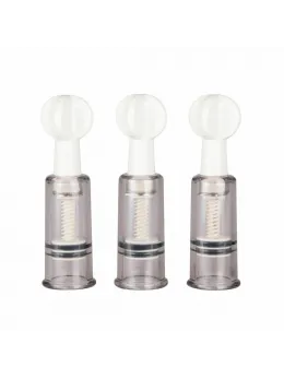 EasyToys Stimulation Set 3pcs - Adjustable Vacuum Suction Cups Transparent