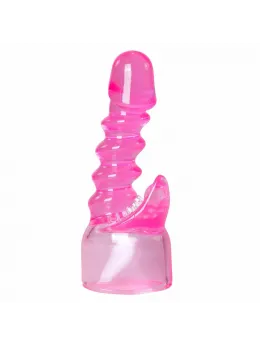 Easytoys Spiral Wand Attachment Pink - Flexible Silicone Accessory