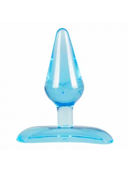 EasyToys Flexible Blue Plug with Butterfly Pattern and Suction Cup 7cm