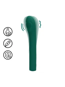 Loveline Pulse Wave Intimate Massager Green Crystal - Targeted G-Spot Model