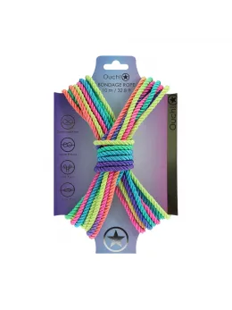 LoversPremium Bondage Rope 10m Multicolor - Durable Polyester Model
