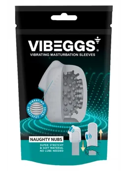 Vibeggs Naughty Nubs Intimate Vibration Sleeve, Flexible Design