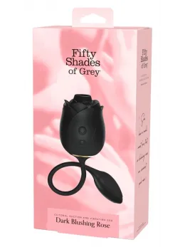Fifty Shades of Grey Dark Blushing Rose Dual Function Intimate Device, Pink