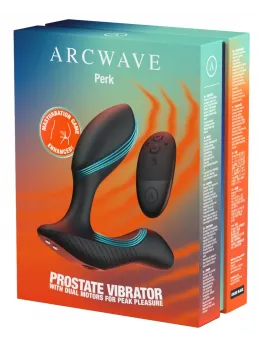 Arcwave Perk Dual Motor Anal System with Remote, Black, 10.8 cm