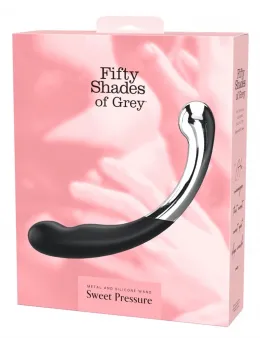 Fifty Shades of Grey Sweet Pressure Dual-Ended Silicone & Metal Wand 21.5cm