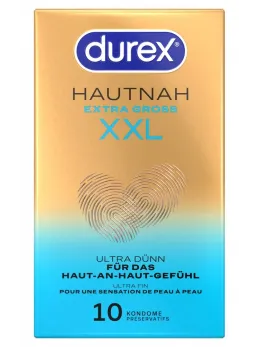 Durex Hautnah Extra Large Easy-On 10-Pack Latex Condoms 60mm