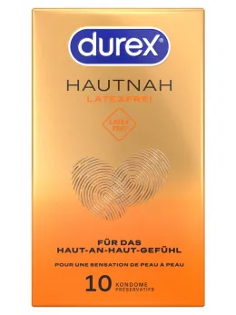 Hautnah презервативи от полиизопрен без латекс, анатомични, 10 бр.