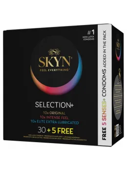 Selection+ микс веган презервативи без латекс, 35 бр., 53 мм
