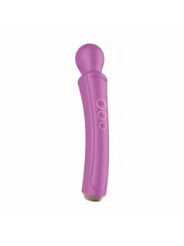 XOCOON Curved Wand Rechargeable Massage Device Fuchsia Ergonomic Design