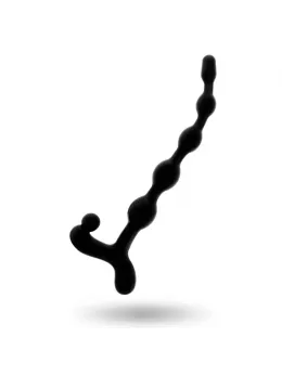 Addicted Toys Anal Bead Chain 22cm Black - Flexible Silicone System