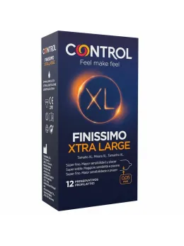 Control Finissimo XL 12-Pack Ultra-Thin Latex Protection 57mm