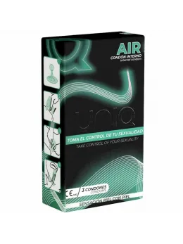 Uniq Air Latex-Free Female Protective Barrier 3-Pack Clear 180mm