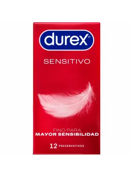 Durex Soft & Sensitive 12-Pack Anatomical Thin Latex Condoms 56mm