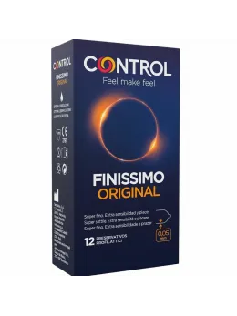 Control Finissimo Ultra-Thin Latex Condoms 12-Pack, Ergonomic Design