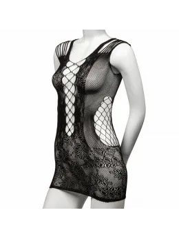 CalExotics Scandal Peek-A-Boo Mesh Mini Dress One Size Black