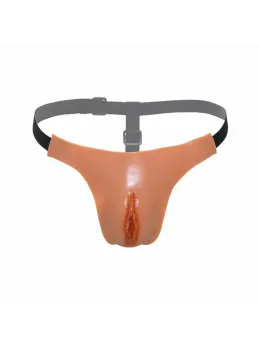 Hidden Desire Alter Ego Silicone Adjustable Open Thong One Size Flesh