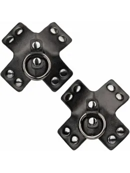 CalExotics Euphoria O-Ring Black Nipple Shields - Reusable, 7.5 cm