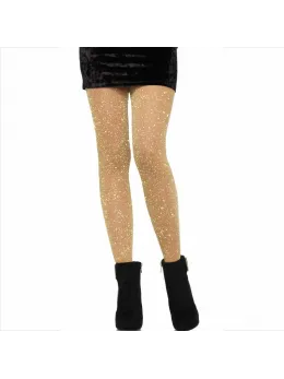 Leg Avenue Sheer Golden Tights - Shimmering One Size Hosiery