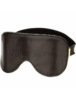 CalExotics Boundless Blackout Adjustable Eye Mask - Vegan Leather, Black