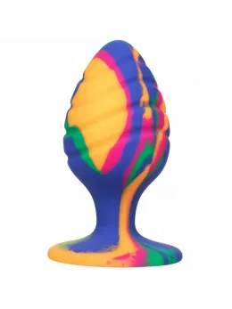 CalExotics Cheeky Large Swirl Plug Silicone Tie-Dye 9cm
