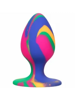 CalExotics Cheeky Medium Tie-Dye Plug Silicone Suction Base 7.5cm