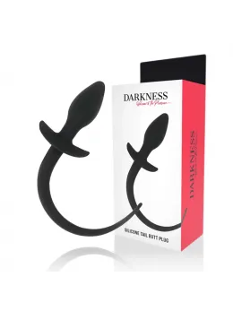 Darkness Silicone Intimate Plug 28 cm Black - Flexible Hygienic Model