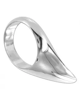 METAL HARD Steel Teardrop Ring 45mm - Hypoallergenic Intimate Accessory