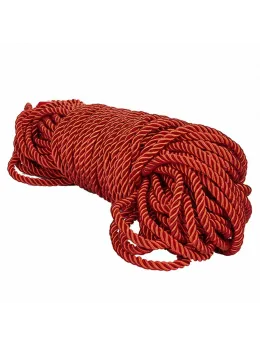 CalExotics Scandal Red Bondage Rope 30m - Silky Cotton Blend, Durable