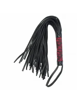 CalExotics Scandal Designer Black Flogger 37.5cm PVC Handle
