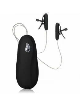 CalExotics Heated Nipple Teasers Black - Adjustable Vibrating System